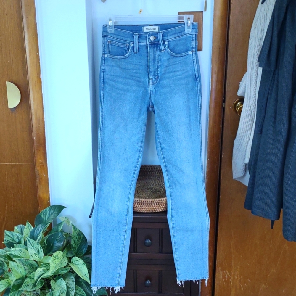 Madewell 10in high rise skinny jeans
